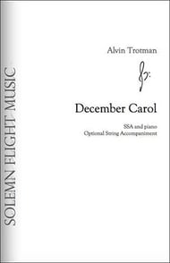 December Carol SSA choral sheet music cover Thumbnail